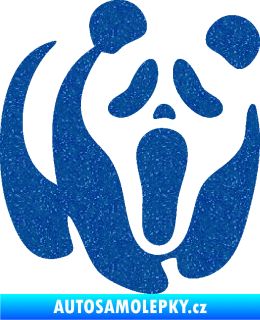 Samolepka Panda 014 pravá maska Vřískot Ultra Metalic modrá