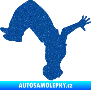 Samolepka Parkour 003 pravá Ultra Metalic modrá