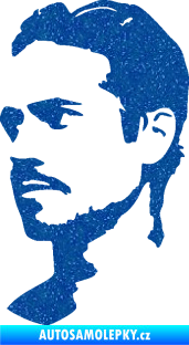 Samolepka Paul Walker 004 levá Ultra Metalic modrá