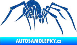 Samolepka Pavouk 002 - pravá Ultra Metalic modrá
