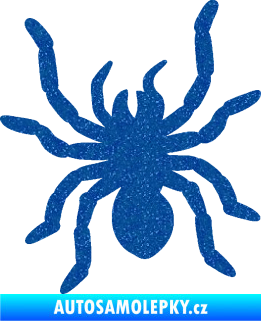 Samolepka Pavouk 014 levá Ultra Metalic modrá