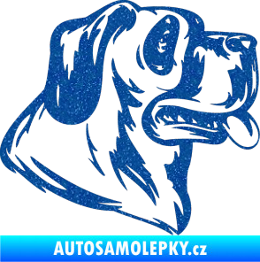 Samolepka Pes 046 pravá Ultra Metalic modrá