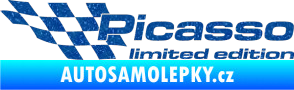 Samolepka Picasso limited edition levá Ultra Metalic modrá