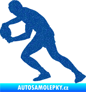 Samolepka Ping pong 004 levá Ultra Metalic modrá