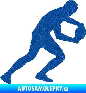 Samolepka Ping pong 004 pravá Ultra Metalic modrá