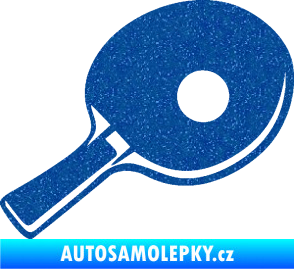 Samolepka Ping pong pálka pravá Ultra Metalic modrá