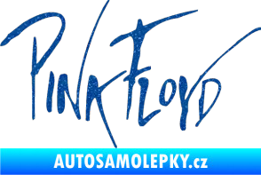 Samolepka Pink Floyd 002 Ultra Metalic modrá