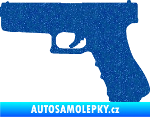 Samolepka Pistole 001 levá Ultra Metalic modrá