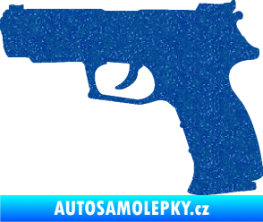 Samolepka Pistole 003 levá Ultra Metalic modrá