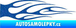 Samolepka Plameny 059 Ultra Metalic modrá