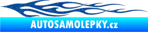Samolepka Plameny 098 Ultra Metalic modrá