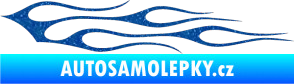 Samolepka Plameny 100 Ultra Metalic modrá