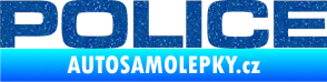 Samolepka Police Ultra Metalic modrá