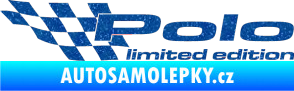 Samolepka Polo limited edition levá Ultra Metalic modrá