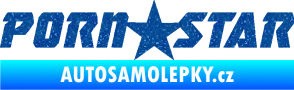 Samolepka Porn star  Ultra Metalic modrá