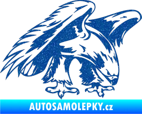Samolepka Predators 001 pravá orel Ultra Metalic modrá
