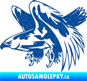 Samolepka Predators 034 levá Ultra Metalic modrá
