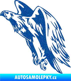Samolepka Predators 058 levá Ultra Metalic modrá