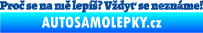 Samolepka Proč se na mě lepíš? Vždyť se neznáme! 002 Ultra Metalic modrá