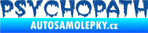 Samolepka Psychopath Ultra Metalic modrá