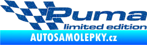 Samolepka Puma limited edition levá Ultra Metalic modrá