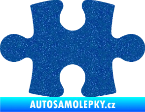 Samolepka Puzzle 001 dílek Ultra Metalic modrá