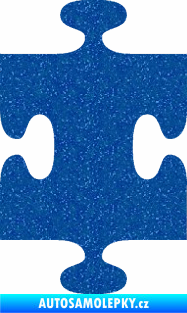 Samolepka Puzzle 002 dílek Ultra Metalic modrá