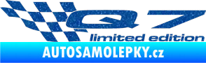 Samolepka Q7 limited edition levá Ultra Metalic modrá