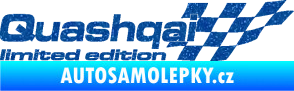Samolepka Quashqai limited edition pravá Ultra Metalic modrá