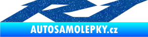 Samolepka R1 001 Ultra Metalic modrá