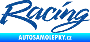 Samolepka Racing 001 Ultra Metalic modrá