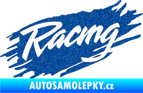 Samolepka Racing 002 Ultra Metalic modrá