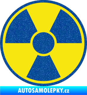 Samolepka Radioactive barevný Ultra Metalic modrá