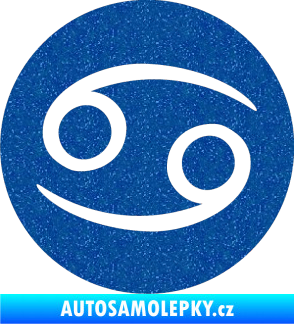 Samolepka Rak 001 - horoskop Ultra Metalic modrá