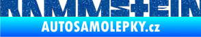 Samolepka Rammstein 001 Ultra Metalic modrá