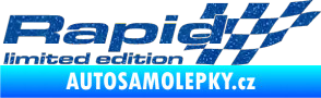 Samolepka Rapid limited edition pravá Ultra Metalic modrá