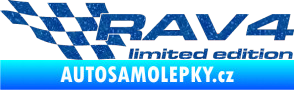 Samolepka RAV4 limited edition levá Ultra Metalic modrá