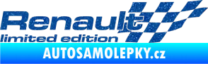 Samolepka Renault limited edition pravá Ultra Metalic modrá