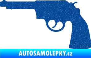Samolepka Revolver 002 levá Ultra Metalic modrá