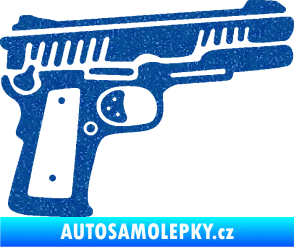 Samolepka Revolver 003 pravá Ultra Metalic modrá