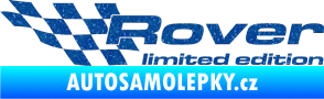 Samolepka Rover limited edition levá Ultra Metalic modrá