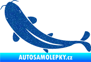 Samolepka Ryba 001 levá Ultra Metalic modrá