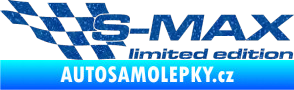 Samolepka S-MAX limited edition levá Ultra Metalic modrá