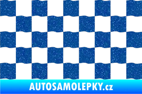 Samolepka Šachovnice 003 Ultra Metalic modrá
