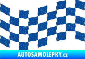 Samolepka Šachovnice 008 Ultra Metalic modrá