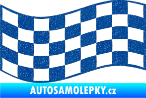 Samolepka Šachovnice 010 Ultra Metalic modrá