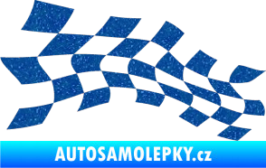 Samolepka Šachovnice 019 Ultra Metalic modrá