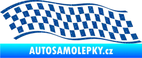 Samolepka Šachovnice 057 Ultra Metalic modrá