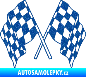 Samolepka Šachovnice 062 Ultra Metalic modrá