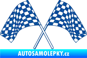Samolepka Šachovnice 064 Ultra Metalic modrá